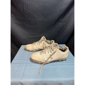 Under Armour White Lace Up Low Top Lacrosse Cleats Size 6.5m Used No Box